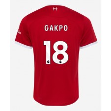 Liverpool Cody Gakpo #18 Hjemmedrakt 2023-24 Kortermet